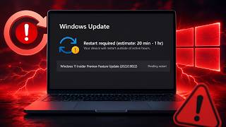 Windows 11 Update Won't Finish Installing Restart Required Loop Fix (Working) (26220.9022)