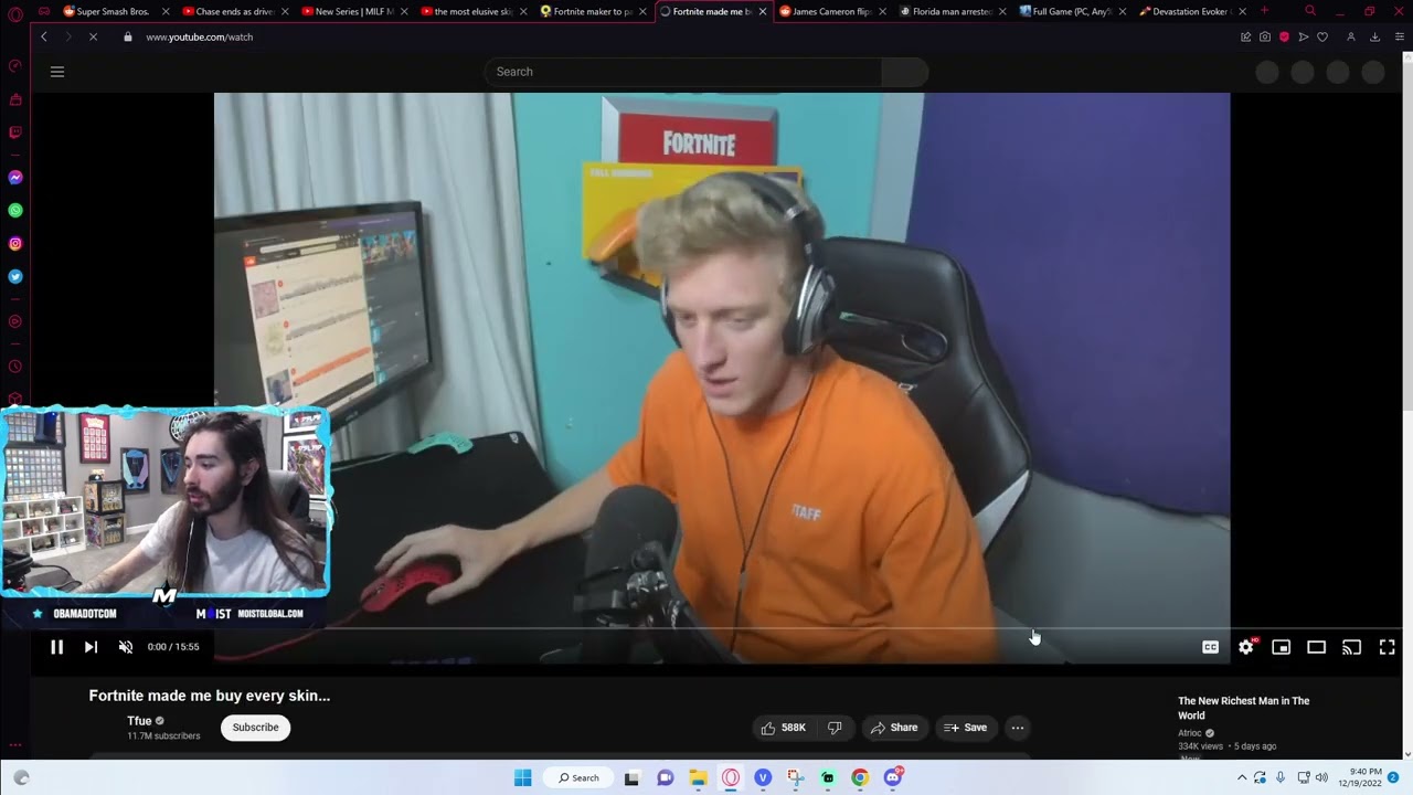 moistcr1tikal Stream December 19, 2022 Just Chatting + Dark and Darker Playtest