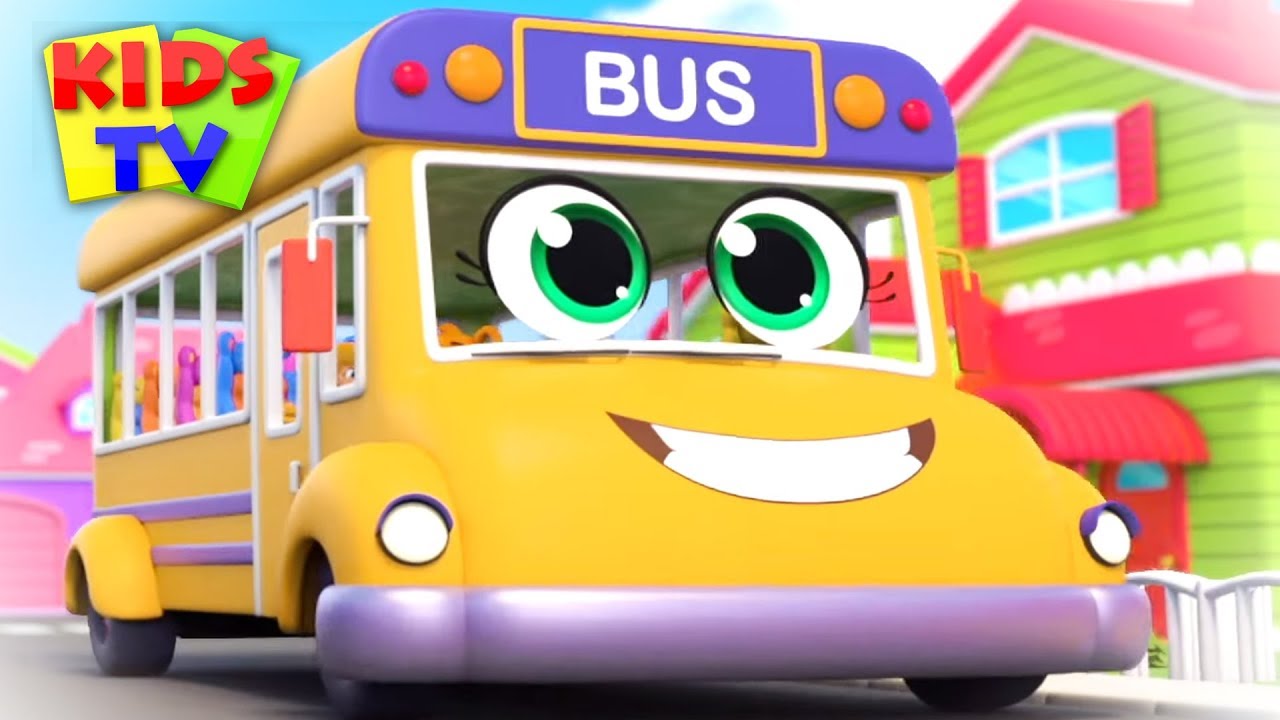 Wheels On The Bus Go Round And Round, Kids TV Nursery Rhymes Playlist