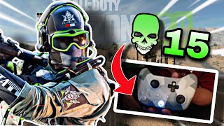 15 kills with UPSIDE DOWN CONTROLLER! 🤯 (Warzone 2)