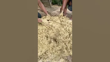 Satisfying Mud To Build Temple Villa SHORT 