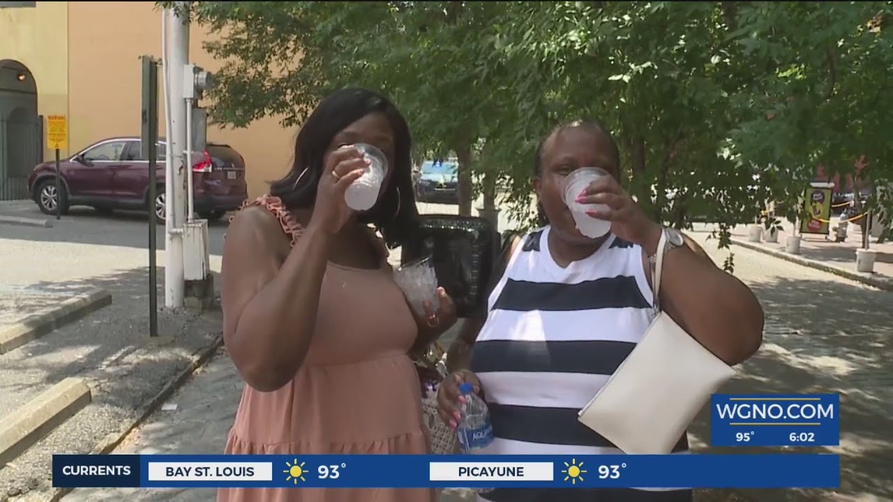⁣Essence Fest-goers finding ways to stay cool in extreme heat