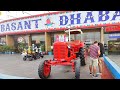Belarus बना ढाबे पर आकर्षण का केंद्र//शहर के लोग हुए ट्रैक्टर को देख आकर्षित||