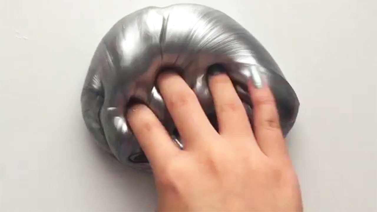 Satisfying Slime ASMR - Glossy Slime Poking !