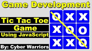 Tic Tac Toe game development using javascript, javascript game development, dev game, gamedev,