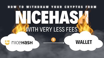 How to withdraw your cryptos from NICEHASH at a very low fee!! | AUMiningIndia | #nicehash #crypto