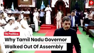 Why Tamil Nadu Governor RN Ravi Walked Out Of Assembly | TN Politics