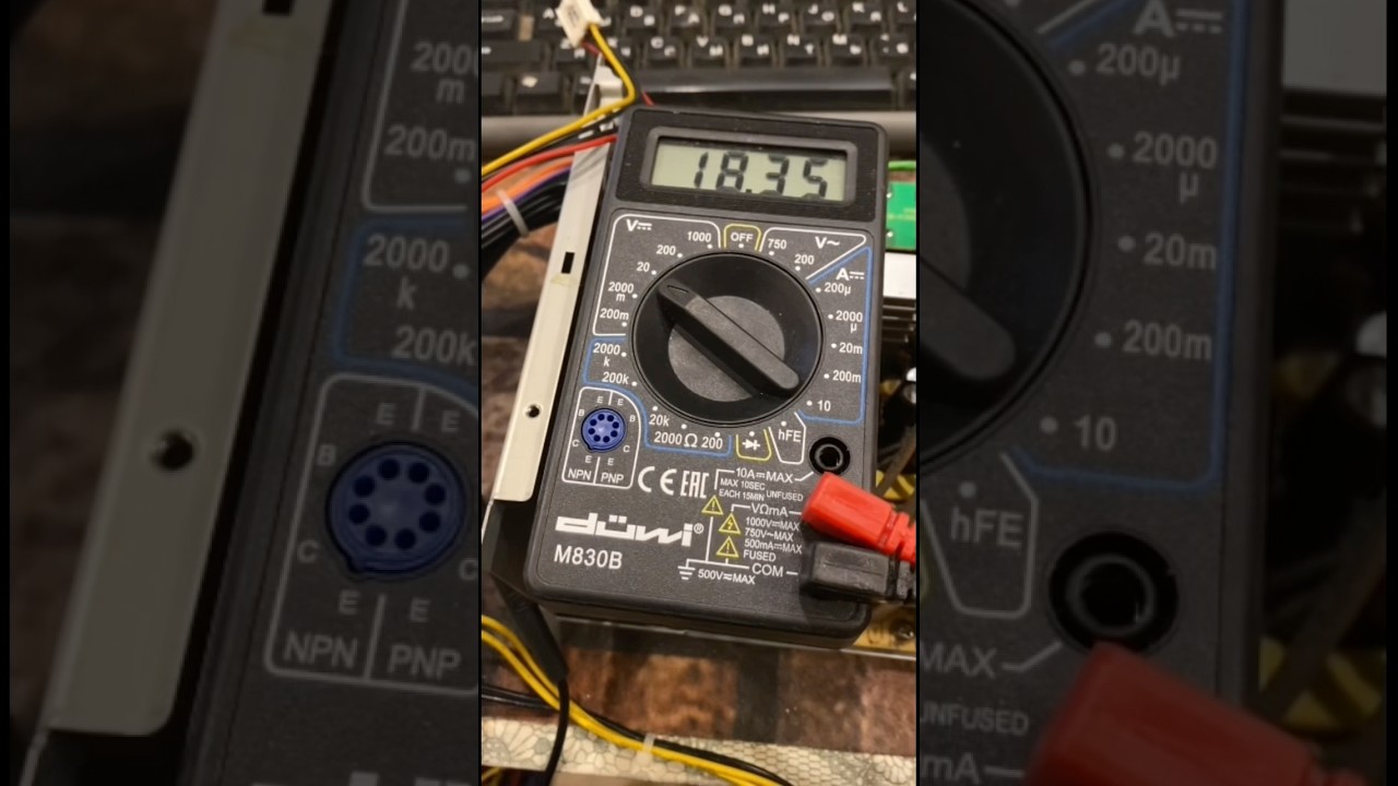 Завышенное напряжение на atx бп 😱