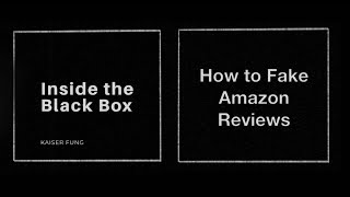 Inside the Black Box #8. How to Fake an Amazon Review. Kaiser Fung screenshot 4