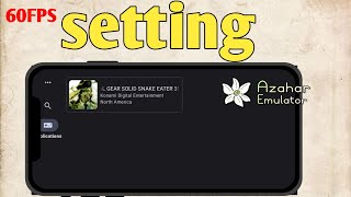 Azahar emulator 60fps setting screenshot 3
