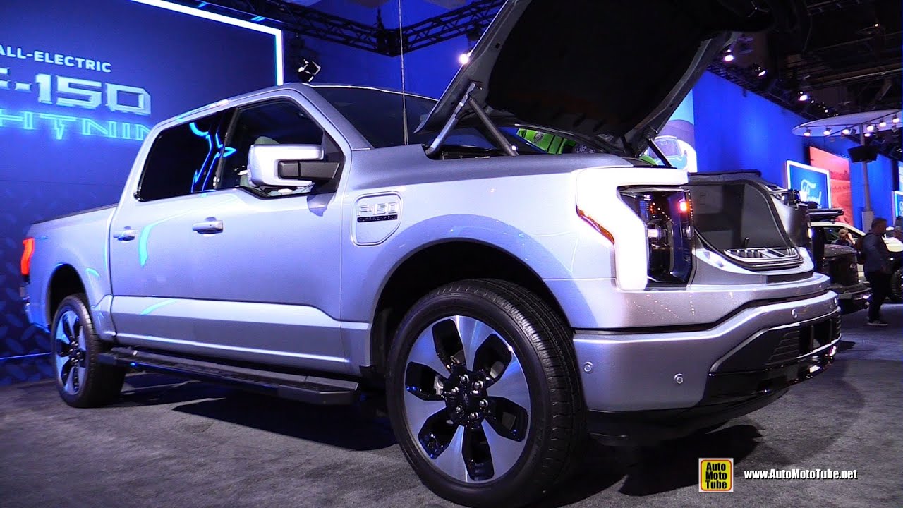 2022 Ford F150 Lightning All Electric Truck - Walkaround Tour - 2021 SEMA Las Vegas