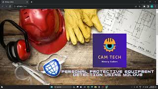 Creating Web Applications For Detecting PPE Objects using Yolov8 and Flask