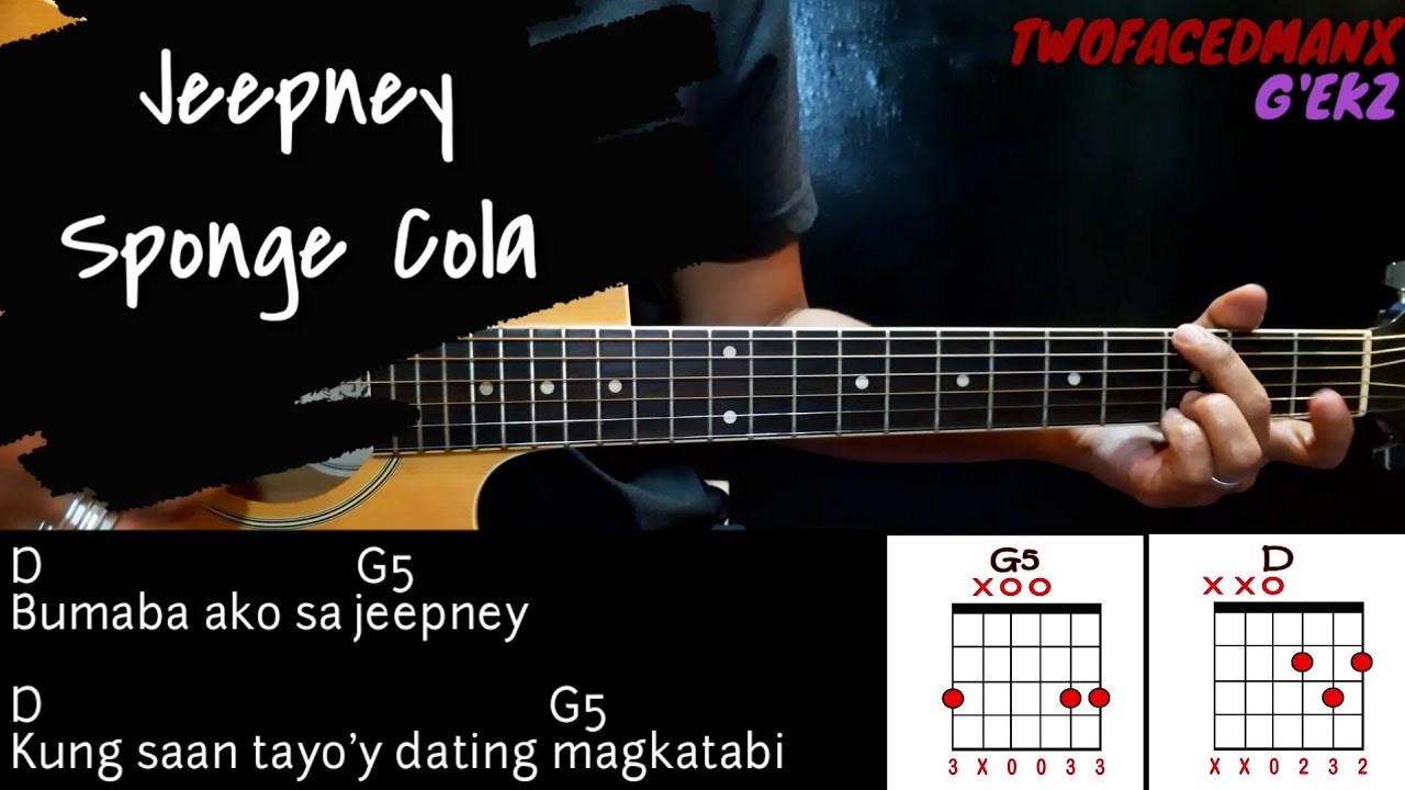 Jeepney - Sponge Cola (Guitar Cover With Lyrics & Chords)
