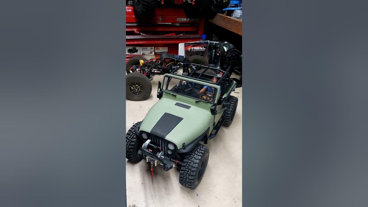 Axial CJ7 Jeep Fresh Paint,New Look shorts YouTube