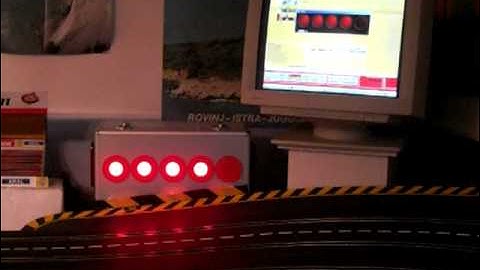 Pc Lap Counter - starting lights blink
