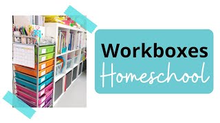 WORKBOXES - Cómo organizo mi cajonera de actividades @Myhomeschoolproject