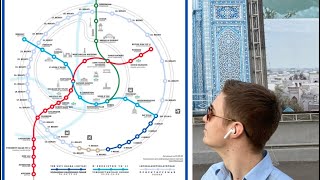 23 главных станций метро в Ташкенте.