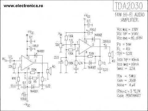Собираем УНЧ 2.1 на микросхемах TDA2030А.