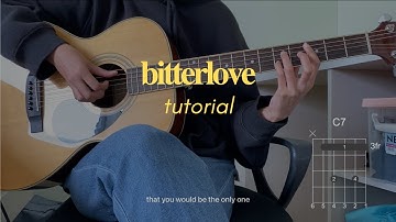 tutorial gitar bitterlove - ardhito pramono [CHORD DIAGRAM]
