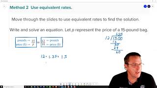 1-8 Solve Rate Problems (Part 2)