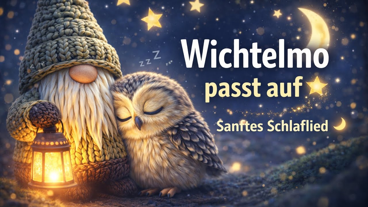 Wichtelmo passt auf dich auf 💫 Sanftes Schlaflied | Gute Nacht Lied für Kleinkinder
