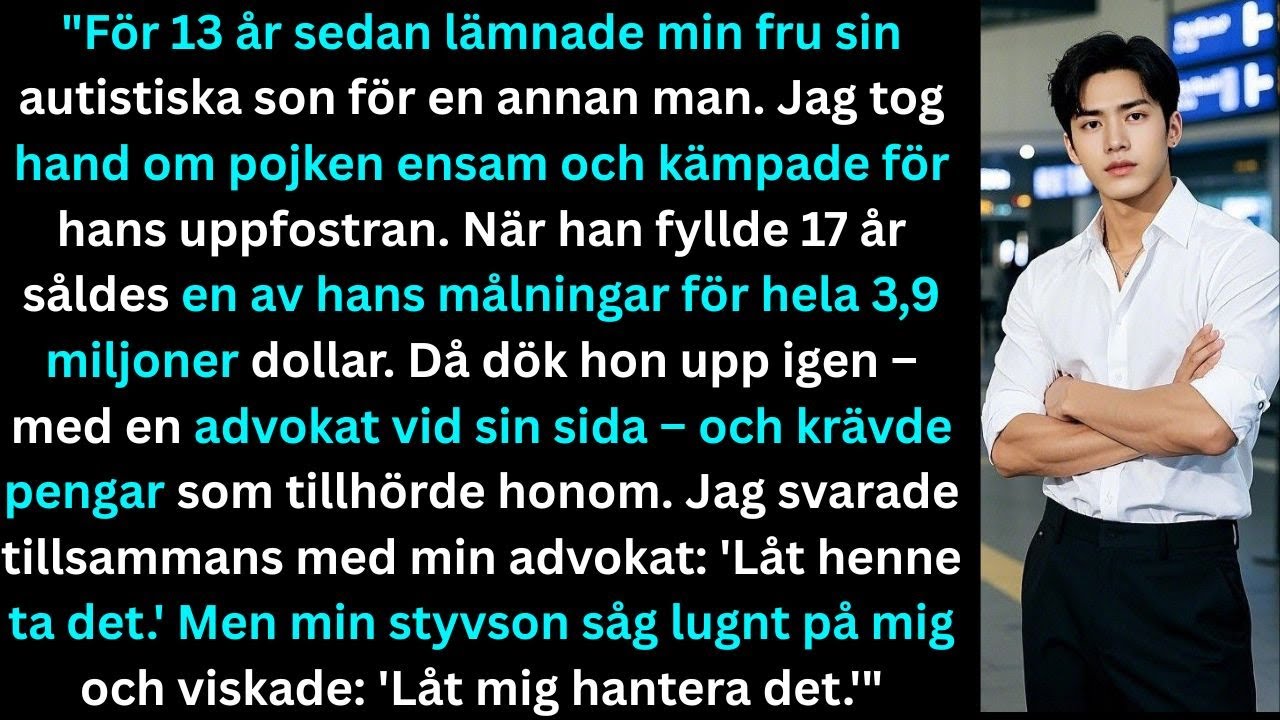 Evan var fyra när hans mamma gick ut genom dörren utan ett ord. Jag byggde om mitt liv kring hans tystnad, hans rutiner, hans ritningar. Tretton år senare såldes hans målning för 3,9 miljoner...