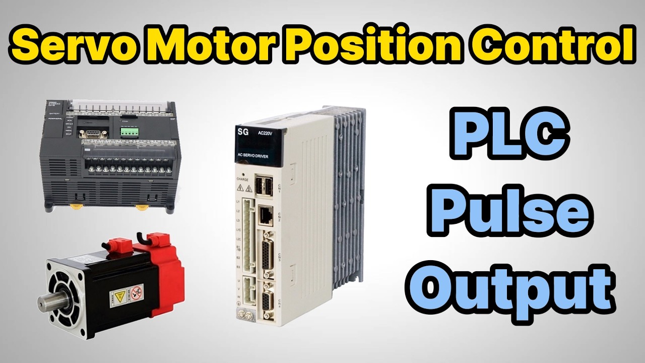 Servo Motor Position Control with PLC Pulsed Output + Servo Drive (in ...