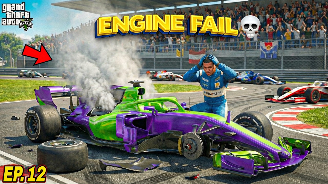 GTA 5 : Franklin's New Car Engine Failed In The Middle Of A Race In Gta 5 !