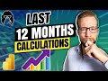 5 ways to calculate last 12 months in DAX for Power BI