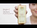 Pixi Bright-C Stickers How to Use Tutorial