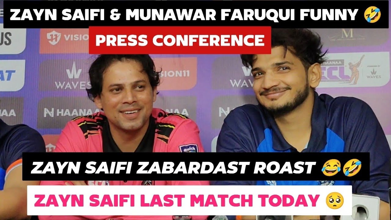 Zayn Saifi & Munawar Faruqui Funny 🤣 interview after the match | Zayn Saifi roast himself 🤣