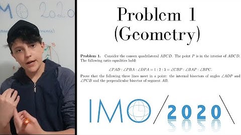 SOLVING the IMO 2020 P1: Problem 1 (Geometry) || Exatizando Aulas