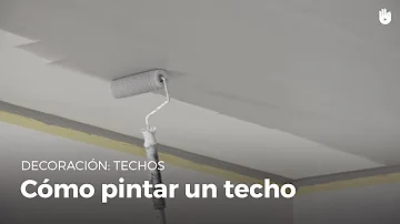 ¿Es difícil pintar un techo?