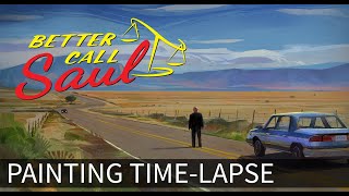 Better call saul - Stylized painting time-lapse