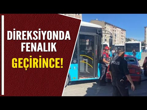 HALK OTOBÜSÜNDE DEHŞET ANLARI!