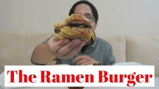 Ramen Burger and Musubi Trio from L&L's Hawaiian BBQ  | Fast Food Mukbang