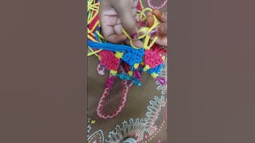 macrame knots pattern 🪢 कैसे बनाते हैं #macrame #handmade #shorts #macramecreation