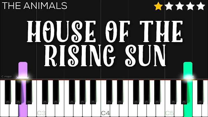 The House of the Rising Sun Piano version - Piano performance video thumbnail
