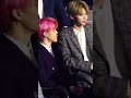 Jimin and Felix trying not to look at each other😂