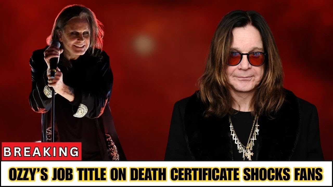 Ozzy Osbourne’s Final Legacy Revealed in Epic Death Certificate - YouTube