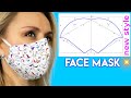 😃Surprisingly Easy! 🔥 How To Make a Face Mask 😷  Face Mask Pattern.