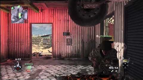 Black ops gameplay on Firing range TDM,, going with the ak74u