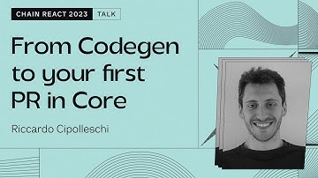 Riccardo Cipolleschi – From Codegen to your first PR in Core (Chain React 2023)