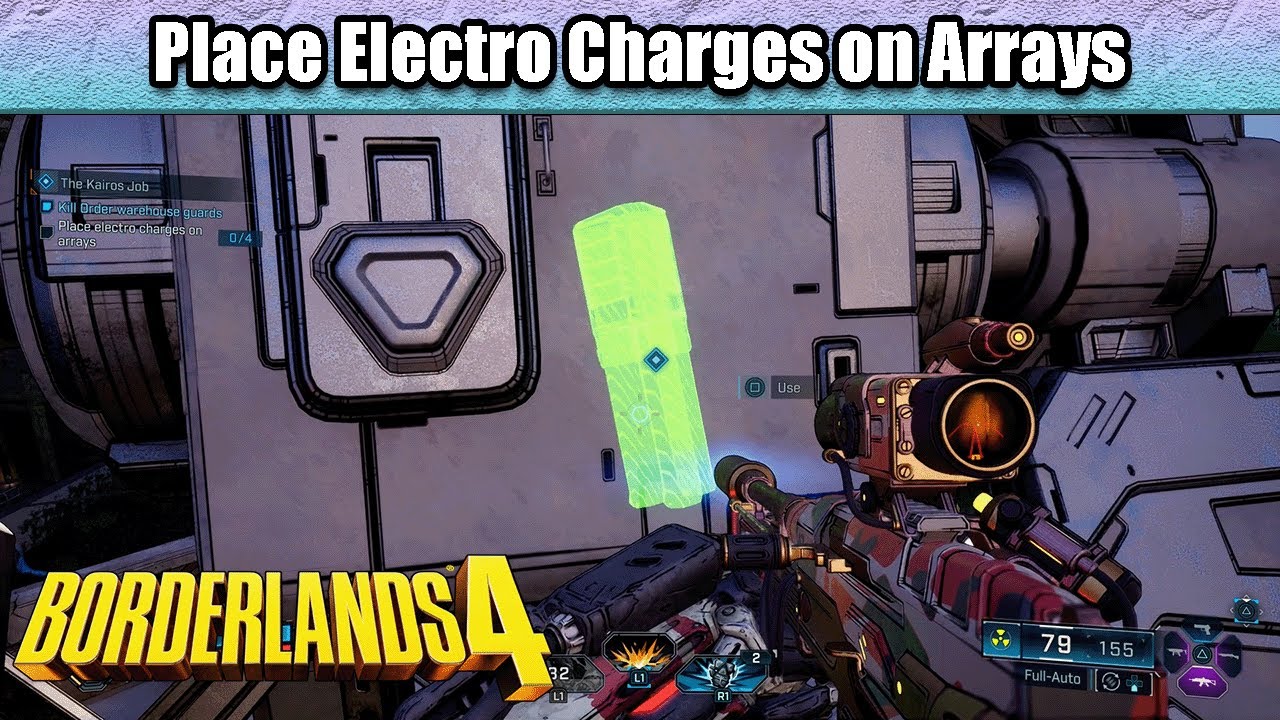 Place Electro Charges on Arrays - The Kairos Job | Borderlands 4