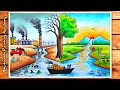 Save environment drawing for competitionsave water earth treepollution poster