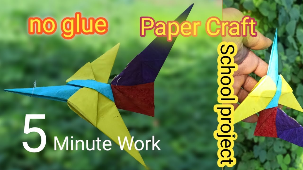 Paper craft/rocket🚀Craft/5 Minutes craft 