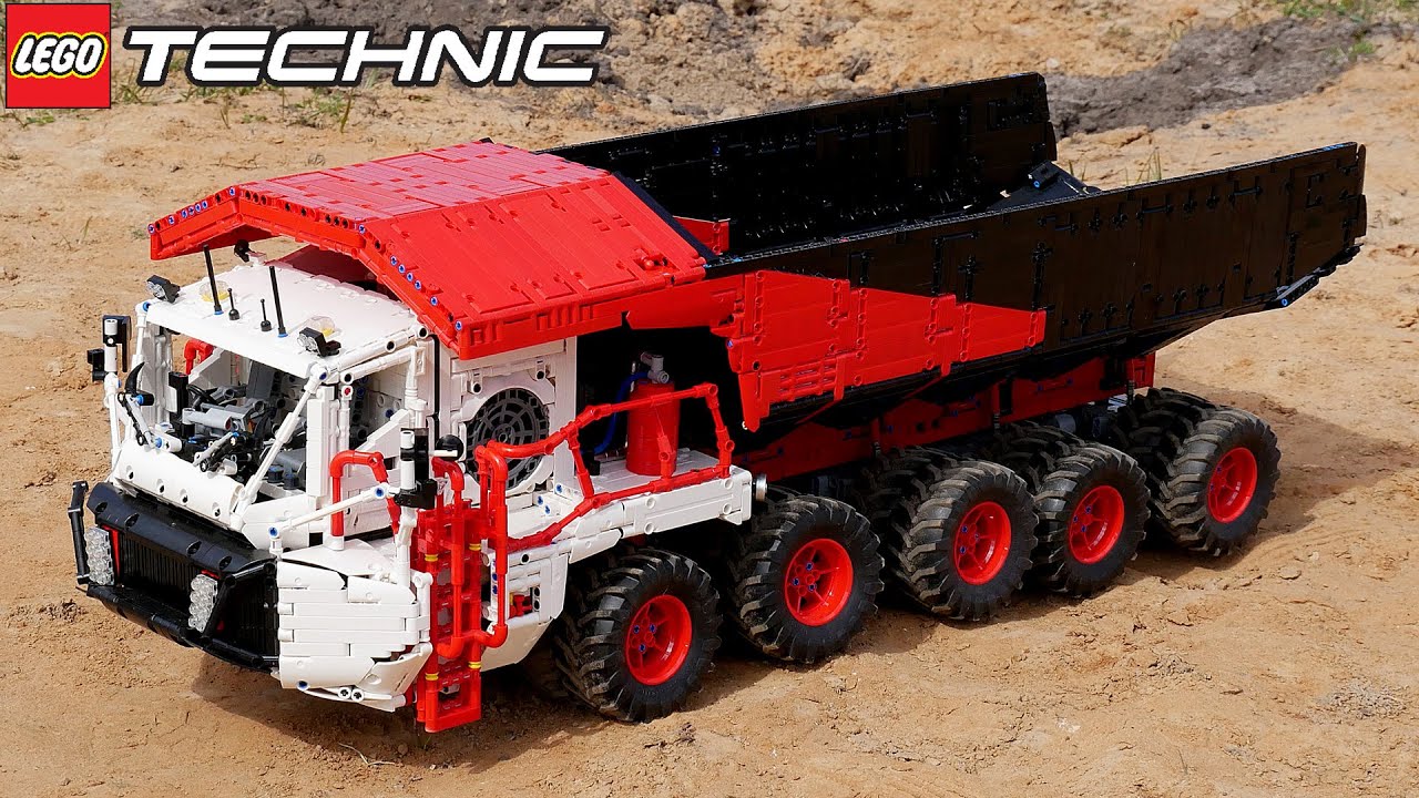 LEGO Technic MOC REXX Truck 1:15, 5 x Buggy-motors and 4 x BuWizz, 95 cm -