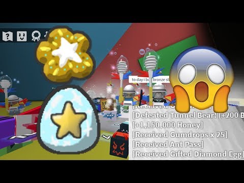 Free Gifted Diamond Egg And Completed All Star Journey Quest Bee Swarm Simulator - all new 3x op codes coconut canister crafting roblox