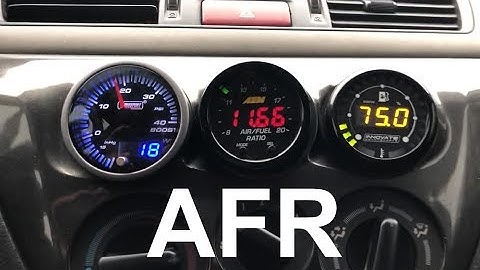 Wideband Air to Fuel ratio gauge  - Why you NEED it!