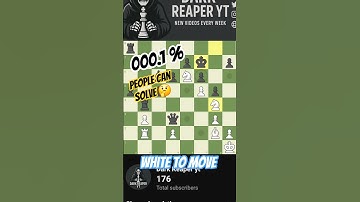 hard chess puzzle !🥵 #chess #chesspuzzle